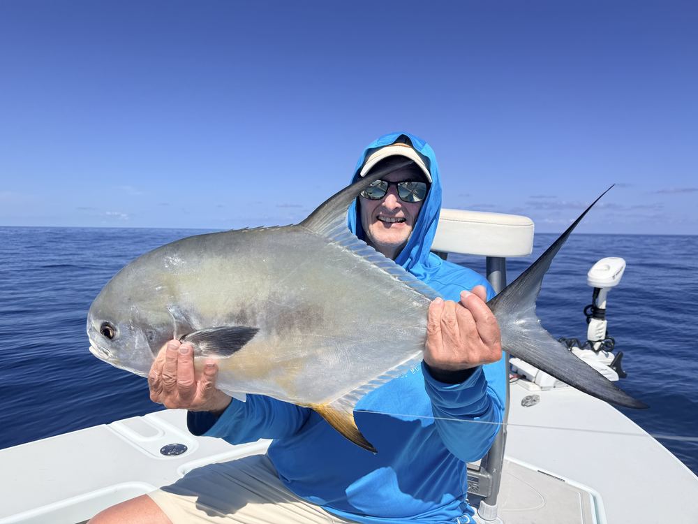 Permit caught fishing the Florida Keys