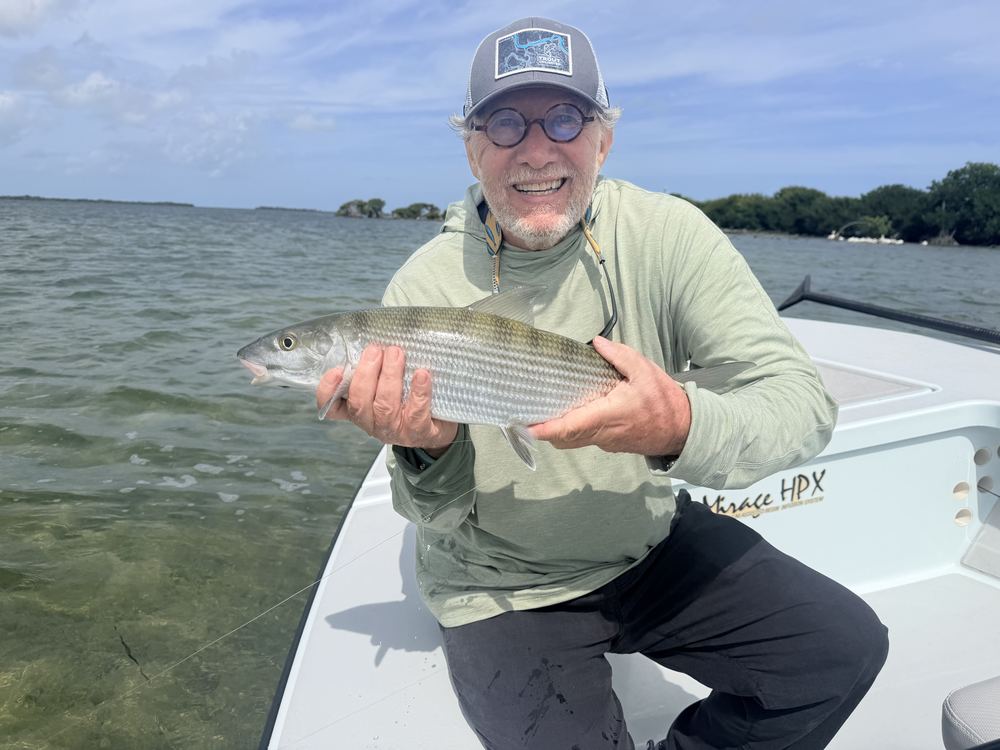 Bonefish caught on the flats