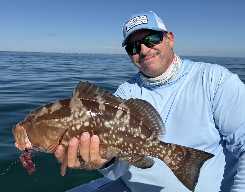 Tarpon released boatside in the Florida Keys